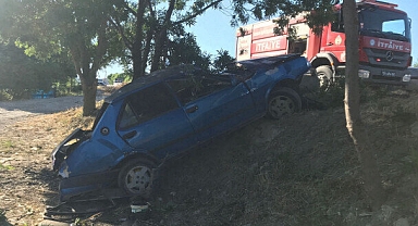 Samsun'da iki otomobil çarpıştı! 1 ölüm 1 yaralı