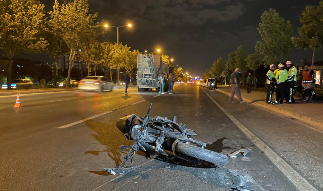 Konya'da Motosiklet Beton Mikserine Çarptı: 1 Ölü, 1 Ağır Yaralı