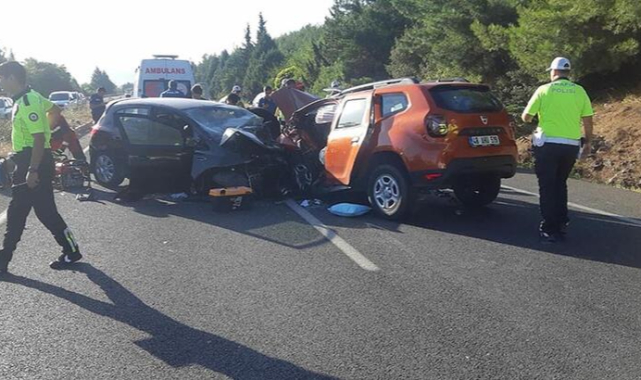 Muğla'da feci kaza: 2 kişi hayatını kaybetti, 2 kişi yaralandı
