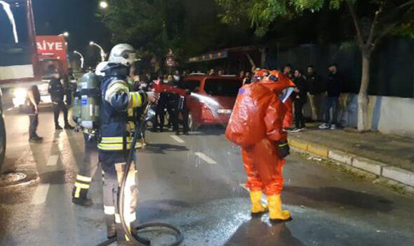 Kimyasal patlama sonrası 43 kişi, tedbir için tahliye edildi