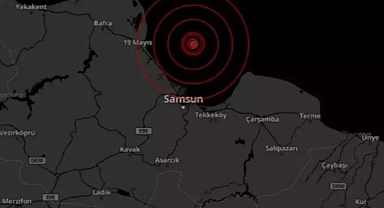 Samsun'da 4 Büyüklüğünde Deprem
