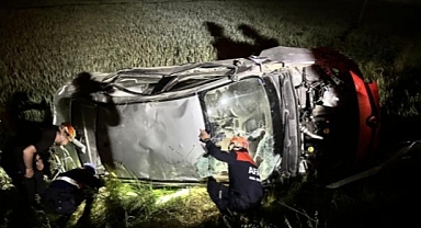 Adıyaman'da Otomobil Devrildi: 4 Yaralı