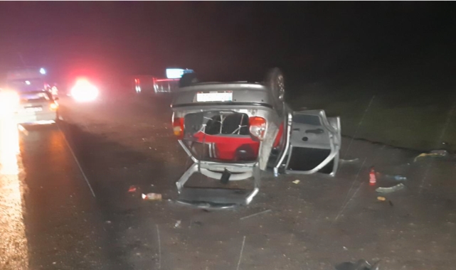 Bolu'da Otomobil Takla Attı: 4 Yaralı