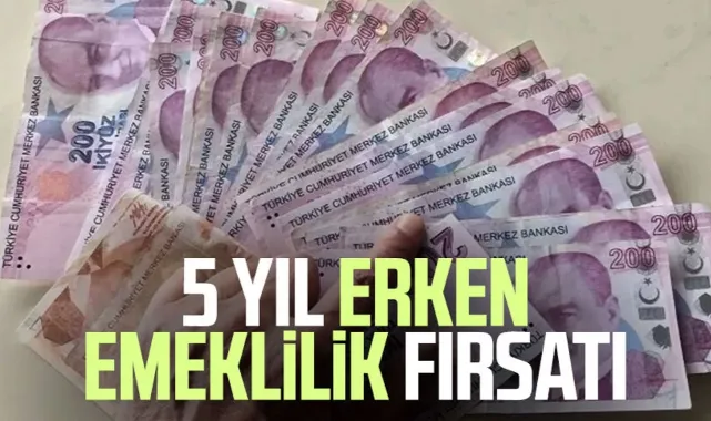5 Yıl Erken Emeklilik İçin Yeni Düzenleme: SSK–Bağkur Primleri Eşitleniyor, 697 Bin TL Cepte Kalacak