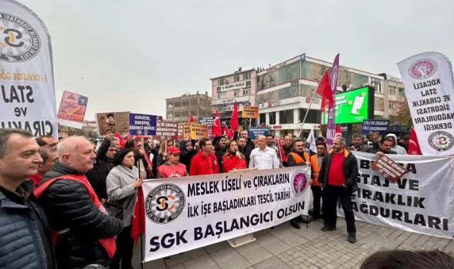 Gebze’de Büyük Buluşma! Staj ve Çıraklık Mağdurları “Tam Sigorta” Talebiyle Sokağa Çıktı