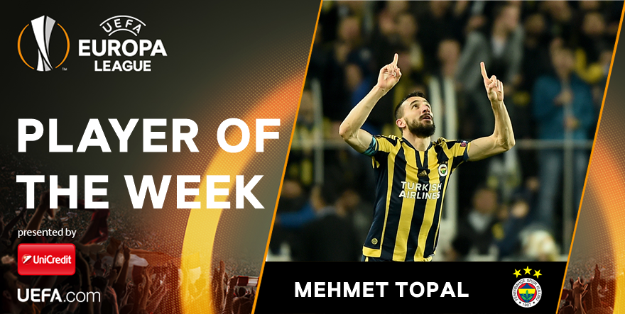 Mehmet Topal Haftanın Futbolcusu Seçildi!