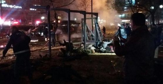 Patlama bölgesinden ilk görüntüler