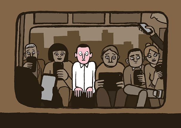 20 karikatürle teknoloji bağımlılığımız
