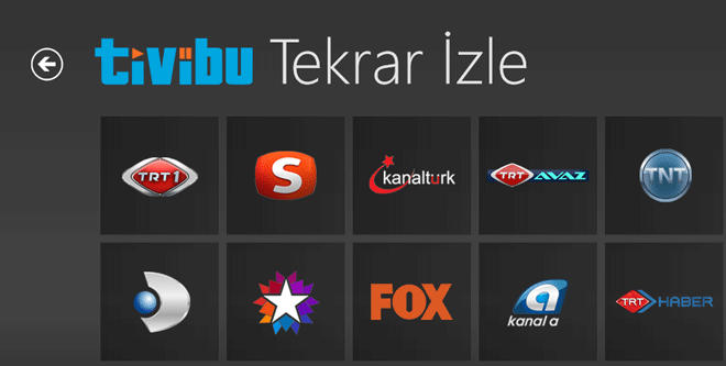 Tivibu Kanal Listesi