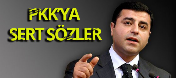 Demirtaş'tan Doktor Öldüren PKK'Ya Tepki