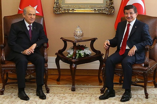 Davutoğlu-Bahçeli Görüşmesi Sona Erdi!