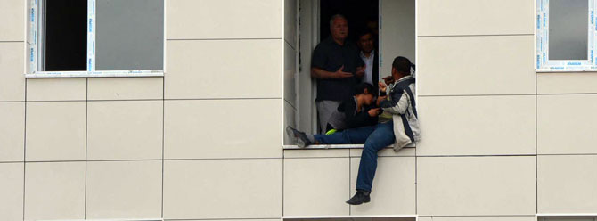 Kızını aldı ve…