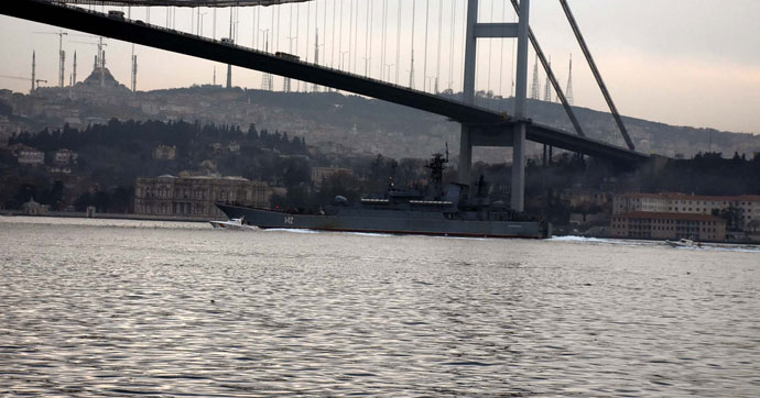İstanbul Boğazı'nda Rus Donanması