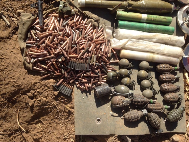 PKK Cephaneliğinde BM Logolu Çuvallar Bulundu