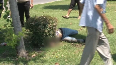 Antalya’da Bir Genç Bonzai İçerek Krize Girdi, Çevredekiler Çaresizce İzledi!