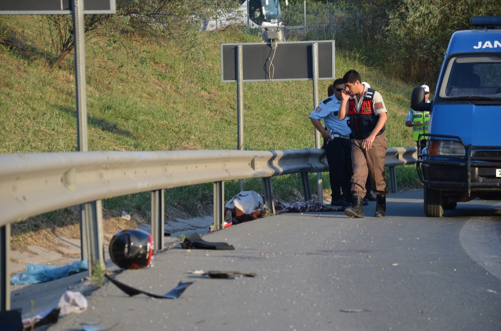 Bursa'da Korkunç Sürat Motoru Kazası