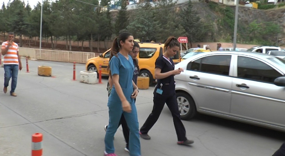 Hastanede Hemşire Darp Edildi