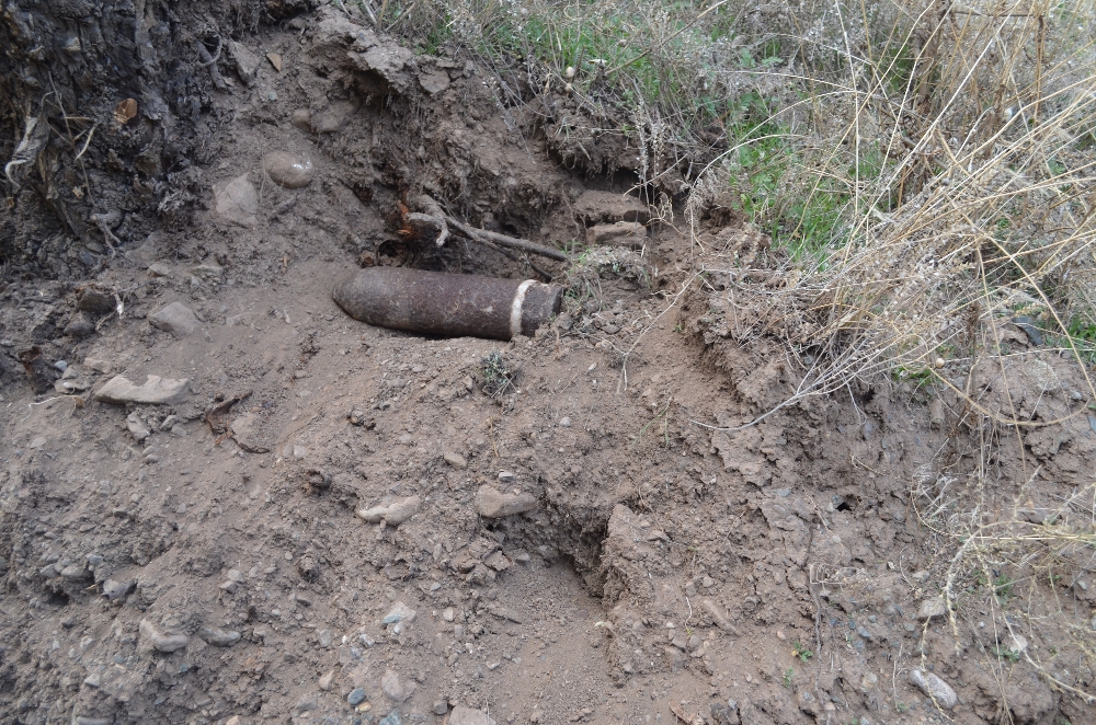Hatay'a Top Mermisi Düştü