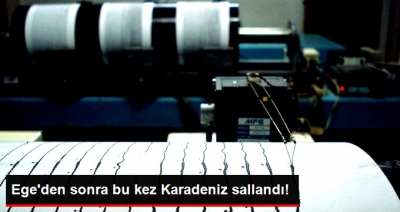 Son Dakika! Karadeniz’de 4,1 Büyüklüğünde Deprem